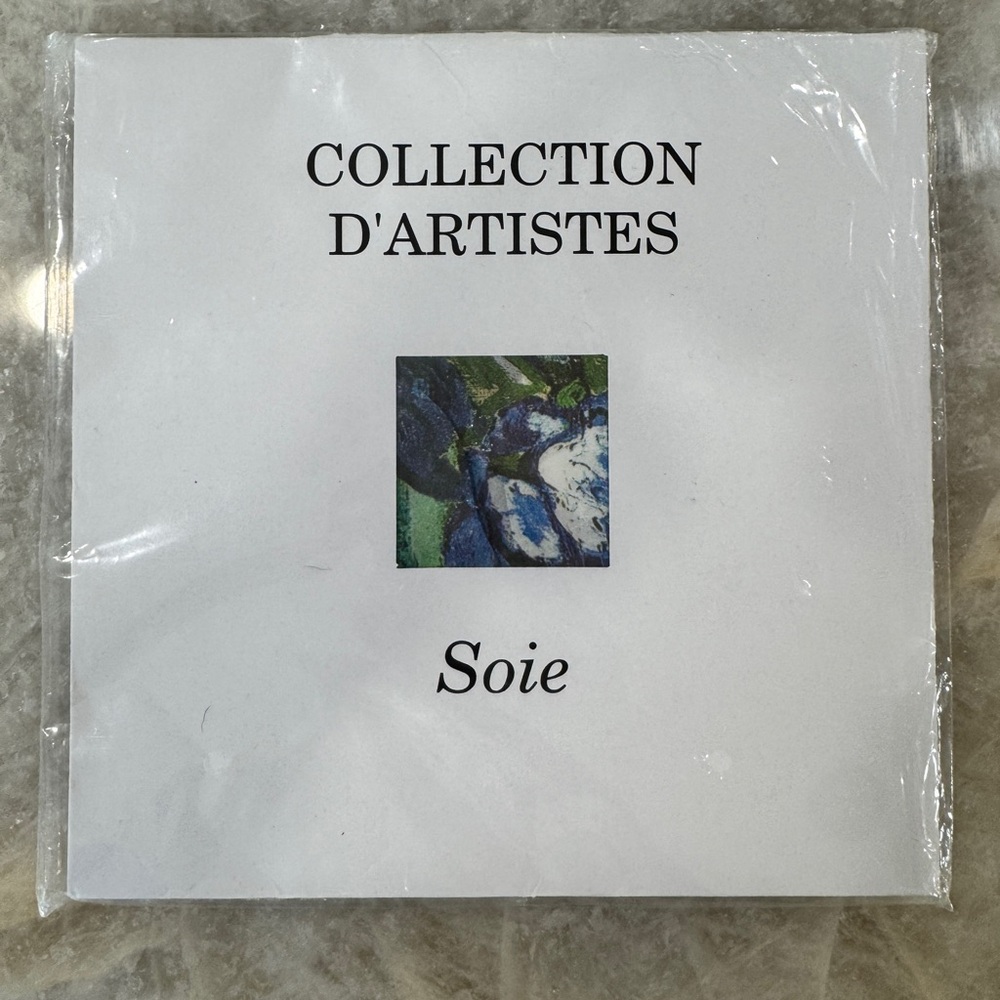 Brochier Soieries Silk Scarf – Vincent van Gogh Les Iris – France – New in Packa